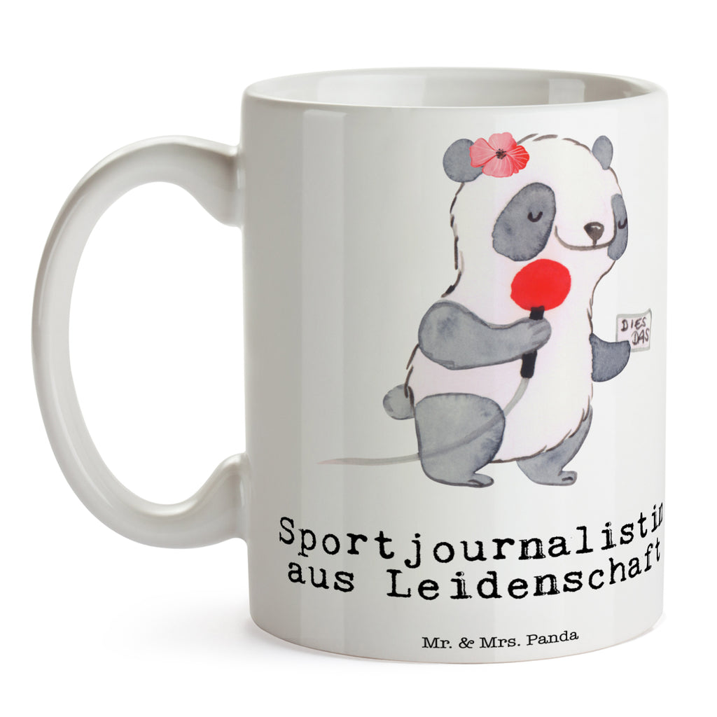 Tasse Sportjournalistin aus Leidenschaft Sportjournalistin, Journalistin, Reporterin, Redakteurin,  Pressebüro, Ausbildung  , Studium Becher, Kaffeetasse, Kaffeebecher, Tee, Frühstück, Büro  Beruf, Ausbildung, Jubiläum, Abschied, Rente, Kollege, Kollegin, Geschenk, Schenken, Arbeitskollege, Mitarbeiter, Firma, Danke, Dankeschön