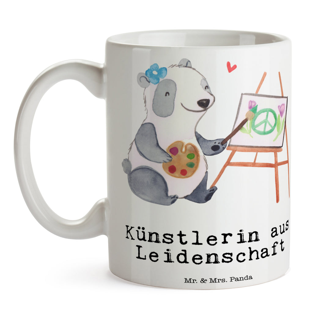 Tasse Künstlerin aus Leidenschaft Künstlerin, Malerin, Kunstmalerin, Galerie Eröffnung, Kunstschule,  Becher, Kaffeetasse, Kaffeebecher, Tee, Frühstück, Büro  Beruf, Ausbildung, Jubiläum, Abschied, Rente, Kollege, Kollegin, Geschenk, Schenken, Arbeitskollege, Mitarbeiter, Firma, Danke, Dankeschön