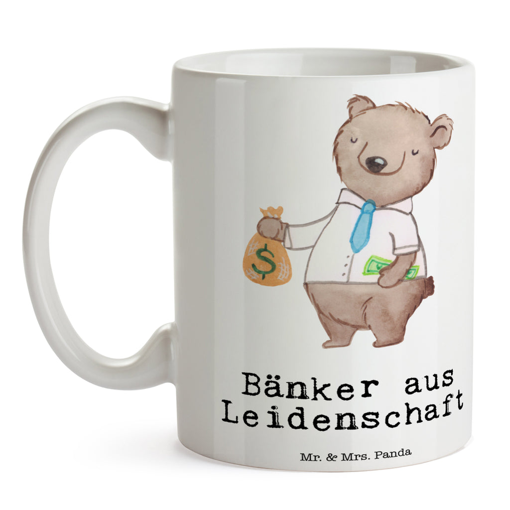 Tasse Bänker aus Leidenschaft Bänker, Bankfachmann, Bankangestellter, Bankberater Becher, Kaffeetasse, Kaffeebecher, Tee, Frühstück, Büro  Beruf, Ausbildung, Jubiläum, Abschied, Rente, Kollege, Kollegin, Geschenk, Schenken, Arbeitskollege, Mitarbeiter, Firma, Danke, Dankeschön