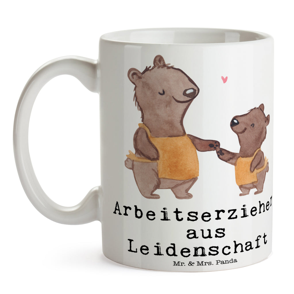 Tasse Arbeitserzieher aus Leidenschaft Arbeitserzieher, Arbeitspädagoge, Ausbildung, Studium,  Becher, Kaffeetasse, Kaffeebecher, Tee, Frühstück, Büro  Beruf, Ausbildung, Jubiläum, Abschied, Rente, Kollege, Kollegin, Geschenk, Schenken, Arbeitskollege, Mitarbeiter, Firma, Danke, Dankeschön