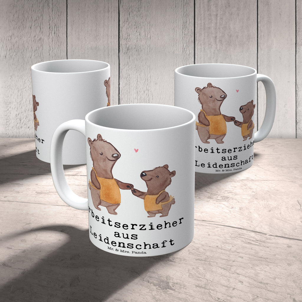 Tasse Arbeitserzieher aus Leidenschaft Arbeitserzieher, Arbeitspädagoge, Ausbildung, Studium,  Becher, Kaffeetasse, Kaffeebecher, Tee, Frühstück, Büro  Beruf, Ausbildung, Jubiläum, Abschied, Rente, Kollege, Kollegin, Geschenk, Schenken, Arbeitskollege, Mitarbeiter, Firma, Danke, Dankeschön