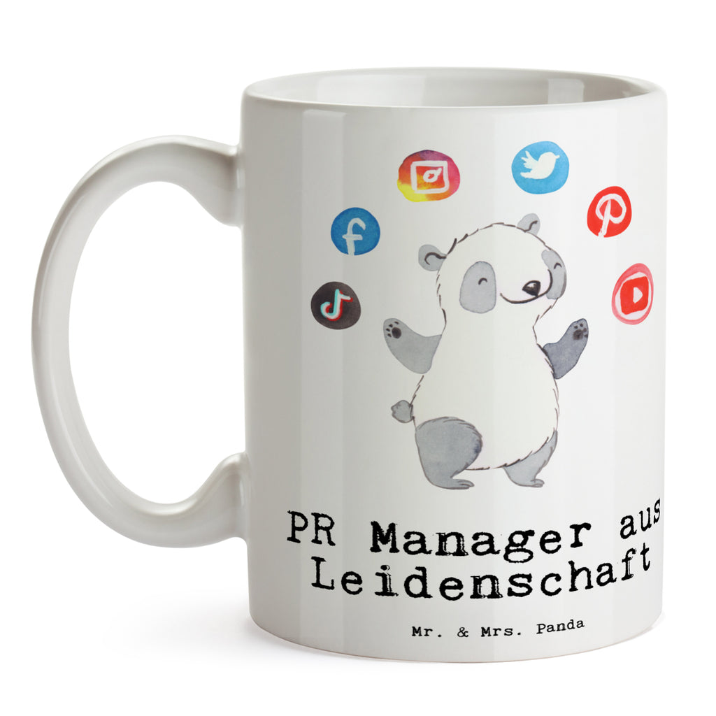 Tasse PR Manager aus Leidenschaft Paketzusteller, Paketbote, Zustellservice Pakete,  Becher, Kaffeetasse, Kaffeebecher, Tee, Frühstück, Büro  Beruf, Ausbildung, Jubiläum, Abschied, Rente, Kollege, Kollegin, Geschenk, Schenken, Arbeitskollege, Mitarbeiter, Firma, Danke, Dankeschön