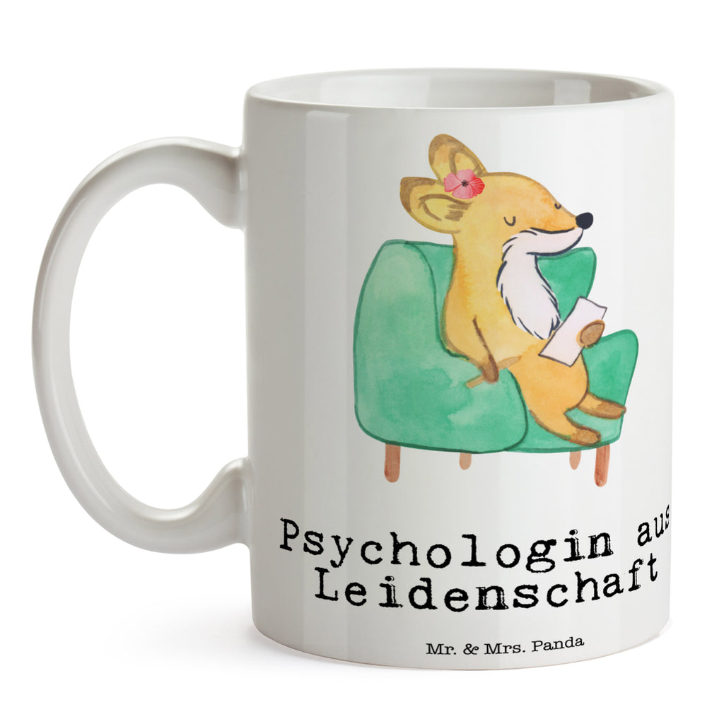 Tasse Psychologin aus Leidenschaft  Becher, Kaffeetasse, Kaffeebecher, Tee, Frühstück, Büro  Beruf, Ausbildung, Jubiläum, Abschied, Rente, Kollege, Kollegin, Geschenk, Schenken, Arbeitskollege, Mitarbeiter, Firma, Danke, Dankeschön