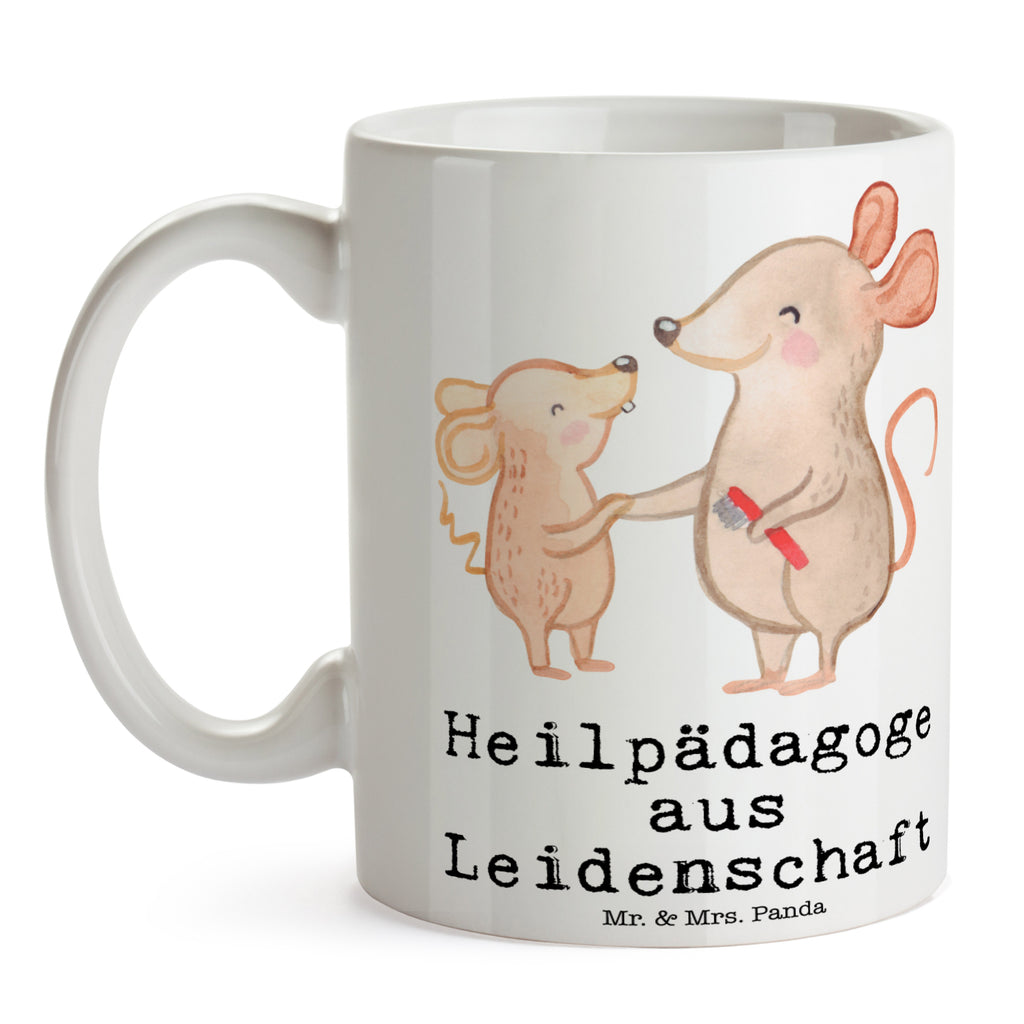 Tasse Heilpädagoge aus Leidenschaft Heilpädagoge, Heilpädagogik, Ausbildung, Studium,  Becher, Kaffeetasse, Kaffeebecher, Tee, Frühstück, Büro  Beruf, Ausbildung, Jubiläum, Abschied, Rente, Kollege, Kollegin, Geschenk, Schenken, Arbeitskollege, Mitarbeiter, Firma, Danke, Dankeschön