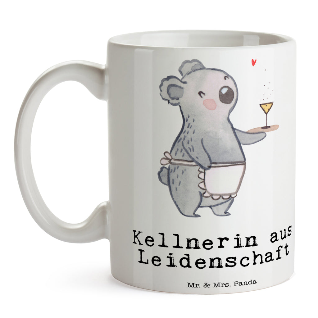 Tasse Kellnerin aus Leidenschaft Kellnerin, Servicekraft, Restaurant, Ausbildung,  Becher, Kaffeetasse, Kaffeebecher, Tee, Frühstück, Büro  Beruf, Ausbildung, Jubiläum, Abschied, Rente, Kollege, Kollegin, Geschenk, Schenken, Arbeitskollege, Mitarbeiter, Firma, Danke, Dankeschön