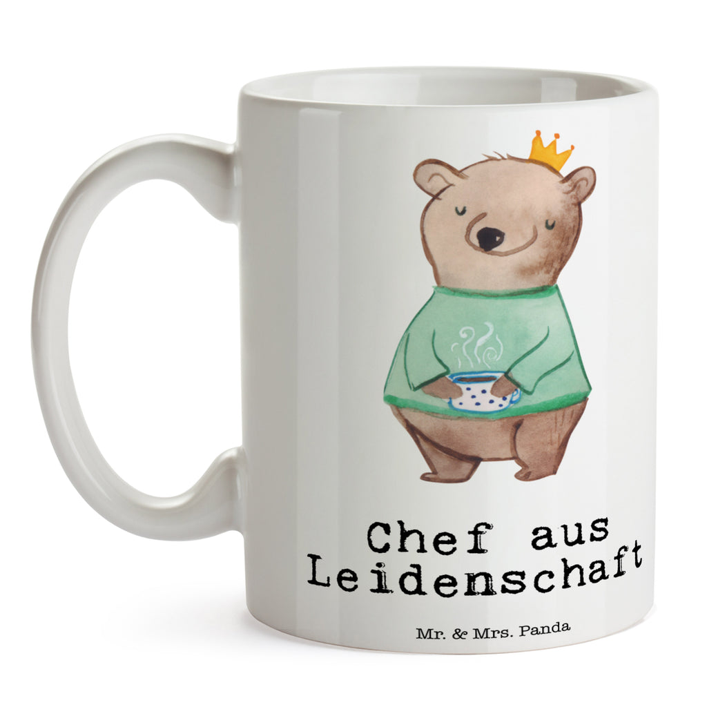 Tasse Chef aus Leidenschaft CEO, Chef, Führungskraft, Geschäftsinhaber, Firmeninhaber, Unternehmensinhaber, Direktor, Leiter,  Becher, Kaffeetasse, Kaffeebecher, Tee, Frühstück, Büro  Beruf, Ausbildung, Jubiläum, Abschied, Rente, Kollege, Kollegin, Geschenk, Schenken, Arbeitskollege, Mitarbeiter, Firma, Danke, Dankeschön