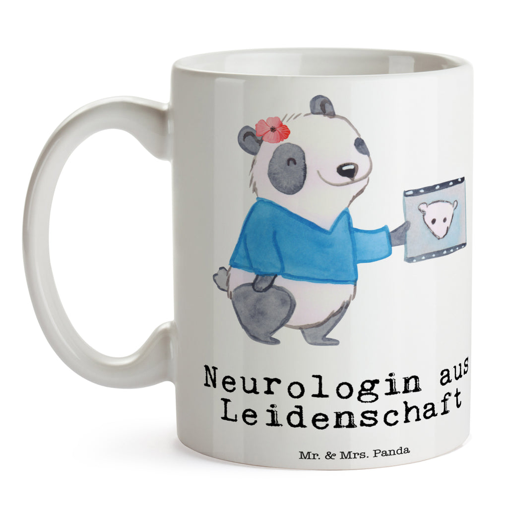 Tasse Neurologin aus Leidenschaft Neurologin, Neurologie, Mediziner, Medizinstudium,  Becher, Kaffeetasse, Kaffeebecher, Tee, Frühstück, Büro  Beruf, Ausbildung, Jubiläum, Abschied, Rente, Kollege, Kollegin, Geschenk, Schenken, Arbeitskollege, Mitarbeiter, Firma, Danke, Dankeschön