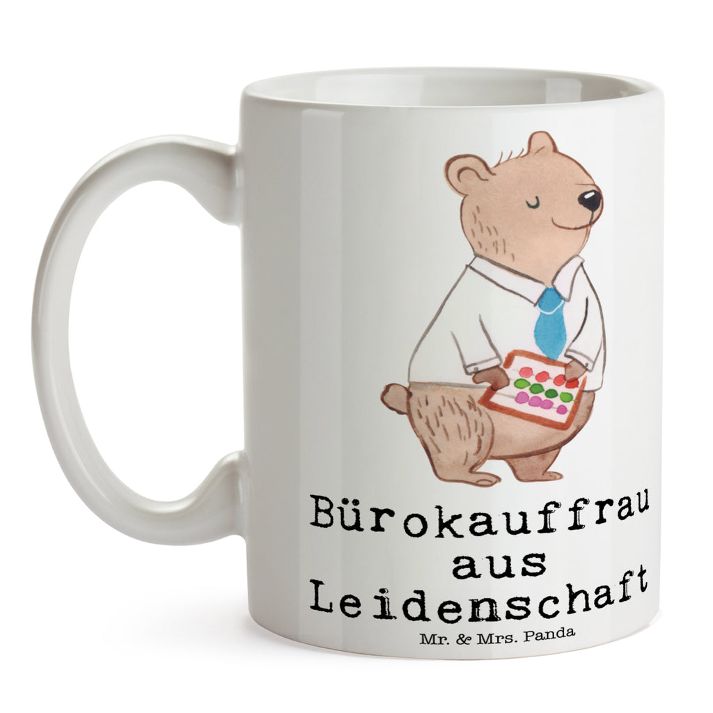 Tasse Bürokauffrau aus Leidenschaft Bürokauffrau, Kauffrau für Büromanagement,  Becher, Kaffeetasse, Kaffeebecher, Tee, Frühstück, Büro  Beruf, Ausbildung, Jubiläum, Abschied, Rente, Kollege, Kollegin, Geschenk, Schenken, Arbeitskollege, Mitarbeiter, Firma, Danke, Dankeschön