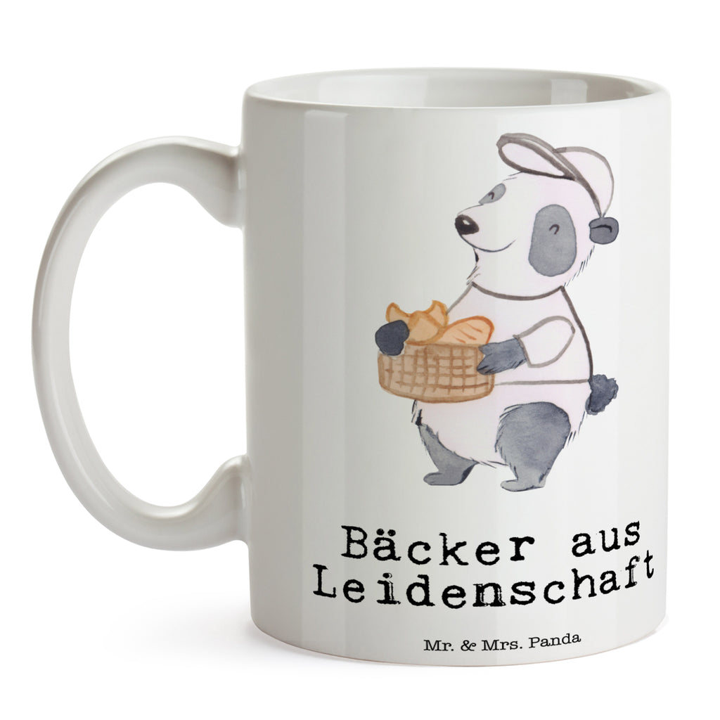 Tasse Bäcker aus Leidenschaft Bäcker, Konditor, Brotbäcker, Bäckerei, Backstube, Bäckerladen, Brotmanufaktur,  Becher, Kaffeetasse, Kaffeebecher, Tee, Frühstück, Büro  Beruf, Ausbildung, Jubiläum, Abschied, Rente, Kollege, Kollegin, Geschenk, Schenken, Arbeitskollege, Mitarbeiter, Firma, Danke, Dankeschön