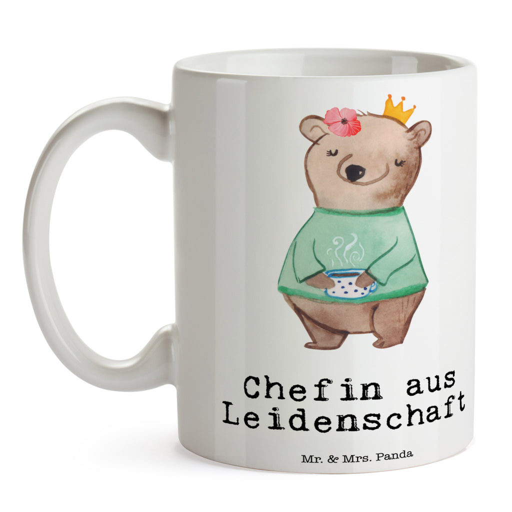 Tasse Chefin aus Leidenschaft CEO, Chefin, Führungskraft, Geschäftsinhaberin, Firmeninhaberin, Unternehmensinhaberin, Direktorin, Leiterin,  Becher, Kaffeetasse, Kaffeebecher, Tee, Frühstück, Büro  Beruf, Ausbildung, Jubiläum, Abschied, Rente, Kollege, Kollegin, Geschenk, Schenken, Arbeitskollege, Mitarbeiter, Firma, Danke, Dankeschön