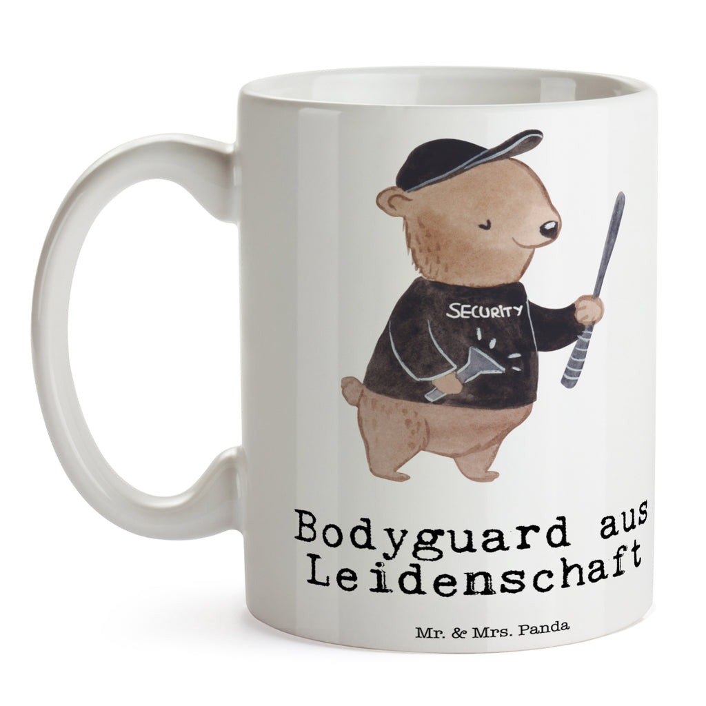 Tasse Bodyguard aus Leidenschaft Bodyguard, Personenschützer Becher, Kaffeetasse, Kaffeebecher, Tee, Frühstück, Büro  Beruf, Ausbildung, Jubiläum, Abschied, Rente, Kollege, Kollegin, Geschenk, Schenken, Arbeitskollege, Mitarbeiter, Firma, Danke, Dankeschön