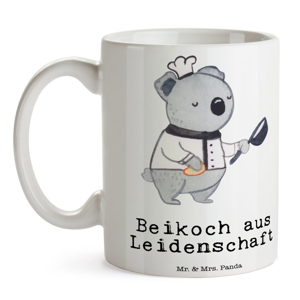Tasse Beikoch aus Leidenschaft Beikoch, Spülhilfe, Hilfskoch, Jungkoch, Küchenhilfe, Gastronomie, Restaurant, Koch,  Becher, Kaffeetasse, Kaffeebecher, Tee, Frühstück, Büro  Beruf, Ausbildung, Jubiläum, Abschied, Rente, Kollege, Kollegin, Geschenk, Schenken, Arbeitskollege, Mitarbeiter, Firma, Danke, Dankeschön