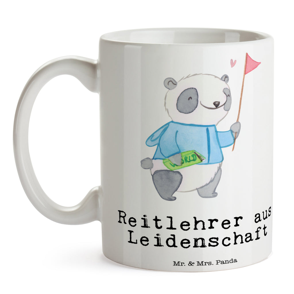 Tasse Reitlehrer aus Leidenschaft  Becher, Kaffeetasse, Kaffeebecher, Tee, Frühstück, Büro  Beruf, Ausbildung, Jubiläum, Abschied, Rente, Kollege, Kollegin, Geschenk, Schenken, Arbeitskollege, Mitarbeiter, Firma, Danke, Dankeschön