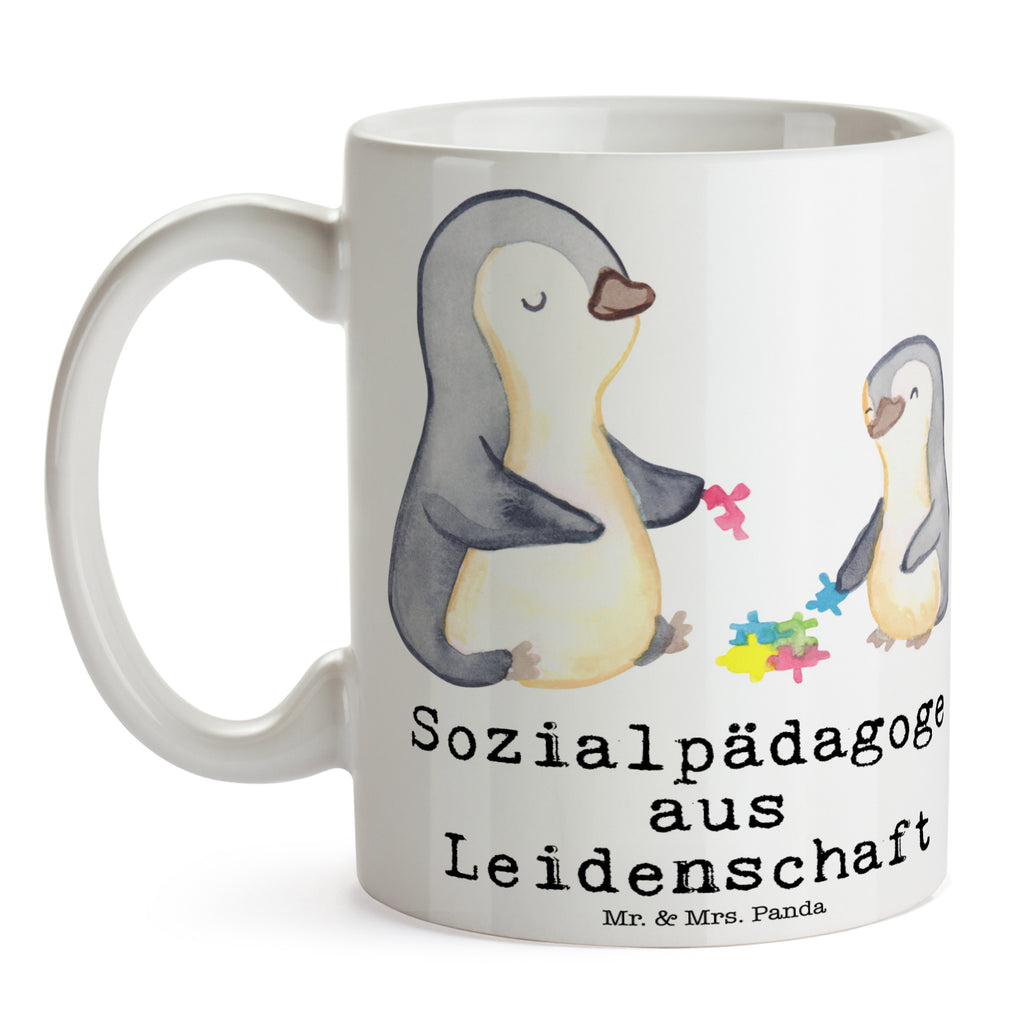 Tasse Sozialpädagoge aus Leidenschaft  Becher, Kaffeetasse, Kaffeebecher, Tee, Frühstück, Büro  Beruf, Ausbildung, Jubiläum, Abschied, Rente, Kollege, Kollegin, Geschenk, Schenken, Arbeitskollege, Mitarbeiter, Firma, Danke, Dankeschön