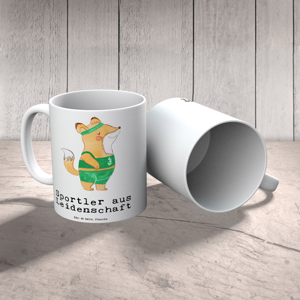 Tasse Sportler aus Leidenschaft  Becher, Kaffeetasse, Kaffeebecher, Tee, Frühstück, Büro  Beruf, Ausbildung, Jubiläum, Abschied, Rente, Kollege, Kollegin, Geschenk, Schenken, Arbeitskollege, Mitarbeiter, Firma, Danke, Dankeschön