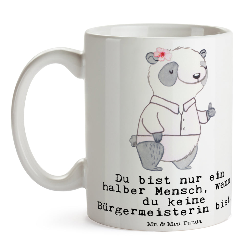 Tasse Bürgermeisterin mit Herz Bürgermeisterin Geschenk zum Amtsantritt, Amtseinführung, Bürgermeisterwahl, Stadt, Gemeinde, Wahlen, Oberbürgermeisterin, Rathaus,   Becher, Kaffeetasse, Kaffeebecher, Tee, Frühstück, Büro  Beruf, Ausbildung, Jubiläum, Abschied, Rente, Kollege, Kollegin, Geschenk, Schenken, Arbeitskollege, Mitarbeiter, Firma, Danke, Dankeschön