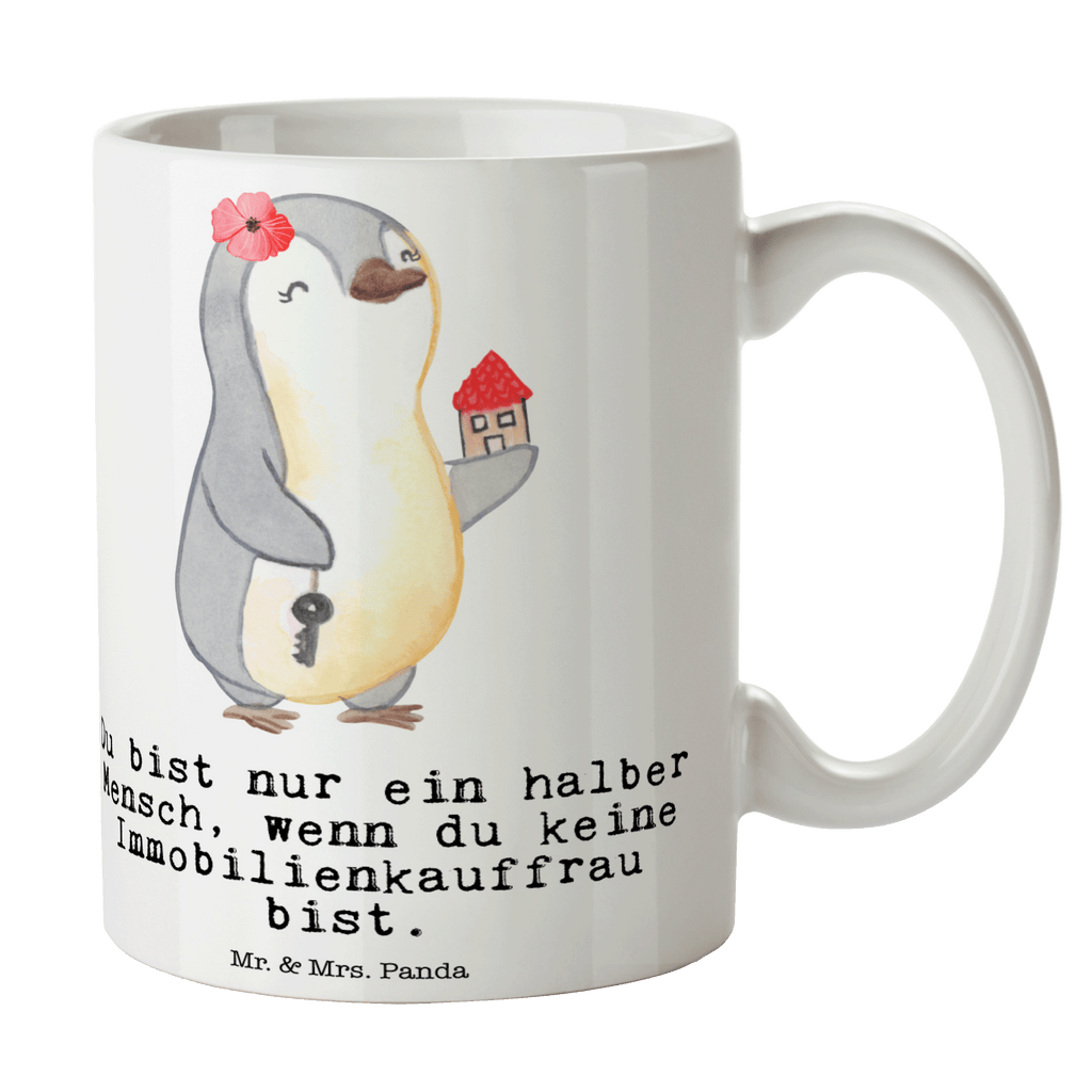 Tasse Immobilienkauffrau mit Herz Immobilienmaklerin, Immobilienhändlerin, Immobilienkauffrau, Immobilienbüro, Ausbildung Becher, Kaffeetasse, Kaffeebecher, Tee, Frühstück, Büro  Beruf, Ausbildung, Jubiläum, Abschied, Rente, Kollege, Kollegin, Geschenk, Schenken, Arbeitskollege, Mitarbeiter, Firma, Danke, Dankeschön