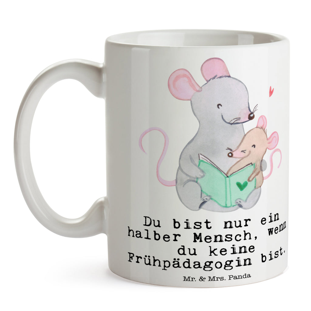 Tasse Frühpädagogin mit Herz Frühpädagogin, Frühpädagogik, Ausbildung, Studium,  Becher, Kaffeetasse, Kaffeebecher, Tee, Frühstück, Büro  Beruf, Ausbildung, Jubiläum, Abschied, Rente, Kollege, Kollegin, Geschenk, Schenken, Arbeitskollege, Mitarbeiter, Firma, Danke, Dankeschön