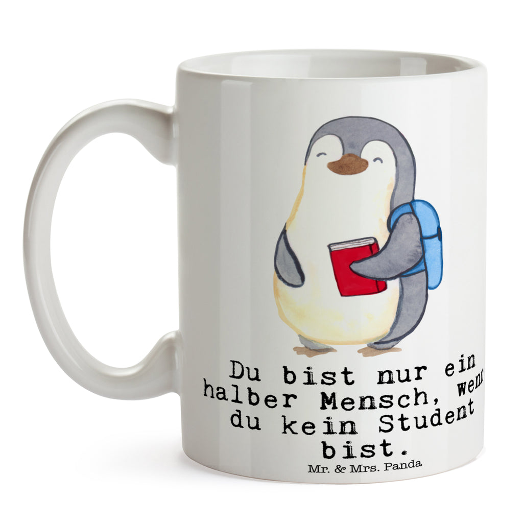 Tasse Student mit Herz  Becher, Kaffeetasse, Kaffeebecher, Tee, Frühstück, Büro  Beruf, Ausbildung, Jubiläum, Abschied, Rente, Kollege, Kollegin, Geschenk, Schenken, Arbeitskollege, Mitarbeiter, Firma, Danke, Dankeschön