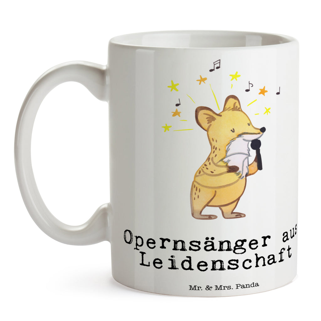 Tasse Opernsänger aus Leidenschaft  Becher, Kaffeetasse, Kaffeebecher, Tee, Frühstück, Büro  Beruf, Ausbildung, Jubiläum, Abschied, Rente, Kollege, Kollegin, Geschenk, Schenken, Arbeitskollege, Mitarbeiter, Firma, Danke, Dankeschön