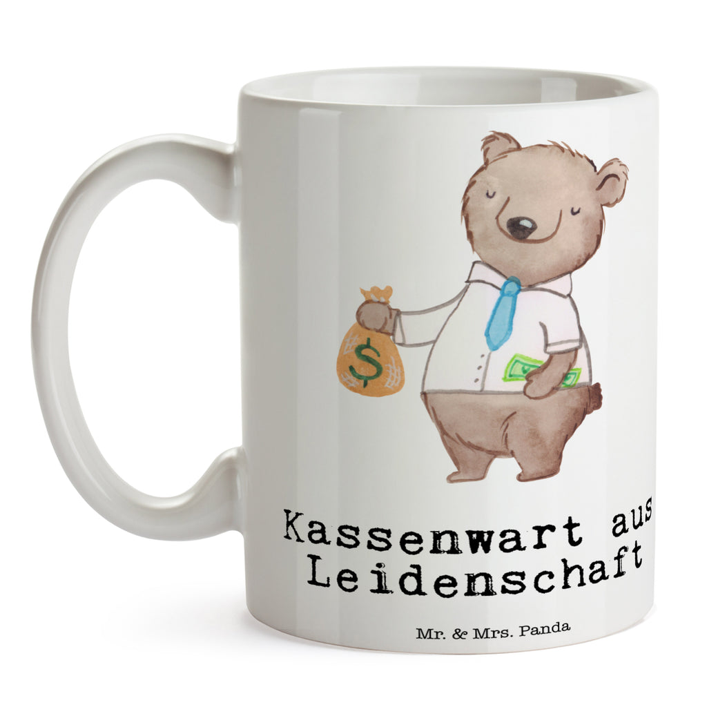 Tasse Kassenwart aus Leidenschaft Kassenwart, Schatzmeister, Verein,  Becher, Kaffeetasse, Kaffeebecher, Tee, Frühstück, Büro  Beruf, Ausbildung, Jubiläum, Abschied, Rente, Kollege, Kollegin, Geschenk, Schenken, Arbeitskollege, Mitarbeiter, Firma, Danke, Dankeschön