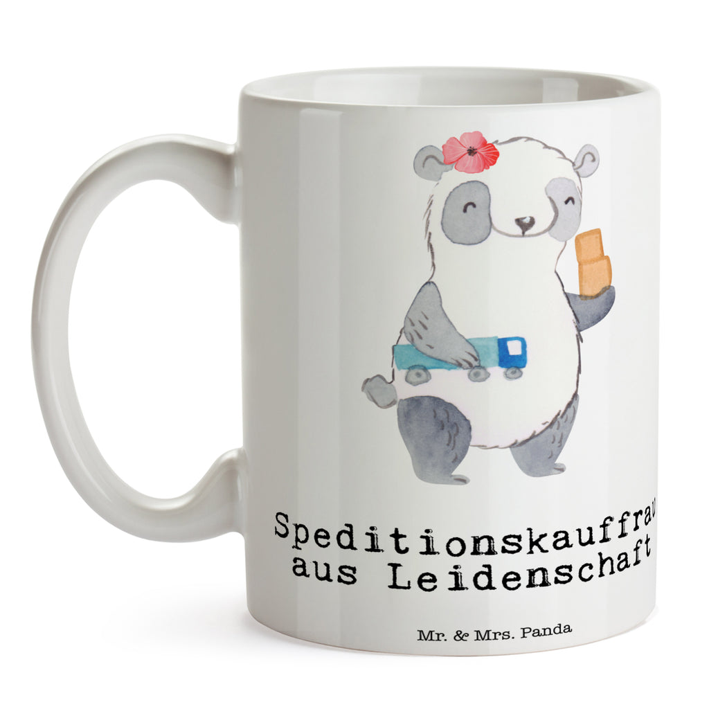 Tasse Speditionskauffrau aus Leidenschaft  Becher, Kaffeetasse, Kaffeebecher, Tee, Frühstück, Büro  Beruf, Ausbildung, Jubiläum, Abschied, Rente, Kollege, Kollegin, Geschenk, Schenken, Arbeitskollege, Mitarbeiter, Firma, Danke, Dankeschön