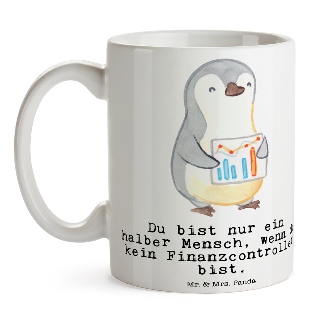 Tasse Finanzcontroller mit Herz  Becher, Kaffeetasse, Kaffeebecher, Tee, Frühstück, Büro  Beruf, Ausbildung, Jubiläum, Abschied, Rente, Kollege, Kollegin, Geschenk, Schenken, Arbeitskollege, Mitarbeiter, Firma, Danke, Dankeschön