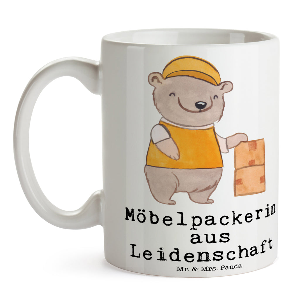 Tasse Möbelpackerin aus Leidenschaft Möbelpackerin, Umzugshelferin, Umzugsfirma, Umzugsservice Becher, Kaffeetasse, Kaffeebecher, Tee, Frühstück, Büro  Beruf, Ausbildung, Jubiläum, Abschied, Rente, Kollege, Kollegin, Geschenk, Schenken, Arbeitskollege, Mitarbeiter, Firma, Danke, Dankeschön