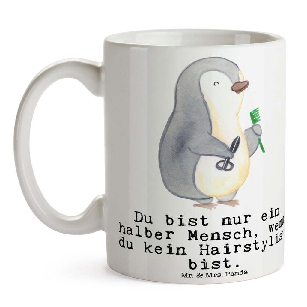 Tasse Hairstylist mit Herz Frisör, Haarstylist, Hairstylist, Friseursalon,  Barbier, Coiffeur
,  Eröffnung Friseur Becher, Kaffeetasse, Kaffeebecher, Tee, Frühstück, Büro  Beruf, Ausbildung, Jubiläum, Abschied, Rente, Kollege, Kollegin, Geschenk, Schenken, Arbeitskollege, Mitarbeiter, Firma, Danke, Dankeschön