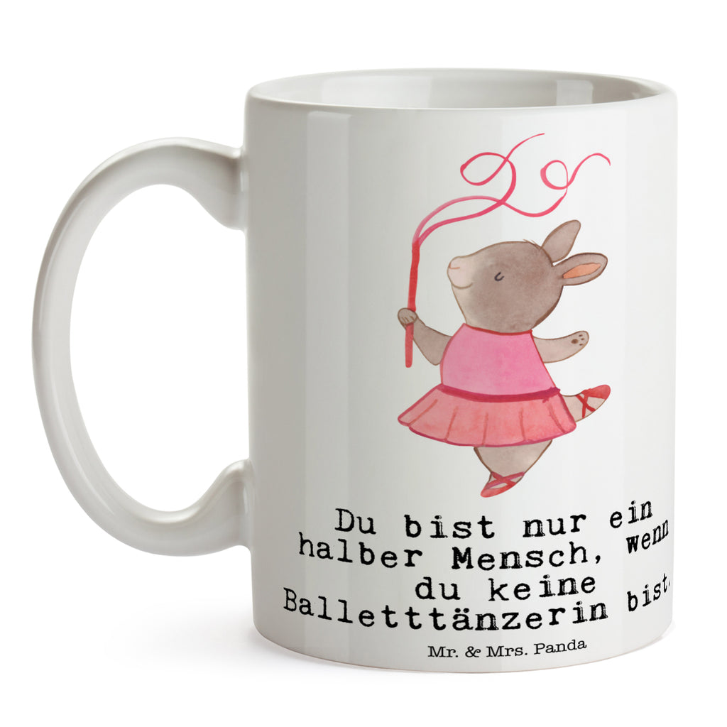 Tasse Balletttänzerin mit Herz Balletttänzerin, Ballerina, Ballett, Glücksbringer Auftritt, Ballettaufführung, Ballettunterricht, Ballettstunden  Becher, Kaffeetasse, Kaffeebecher, Tee, Frühstück, Büro  Beruf, Ausbildung, Jubiläum, Abschied, Rente, Kollege, Kollegin, Geschenk, Schenken, Arbeitskollege, Mitarbeiter, Firma, Danke, Dankeschön