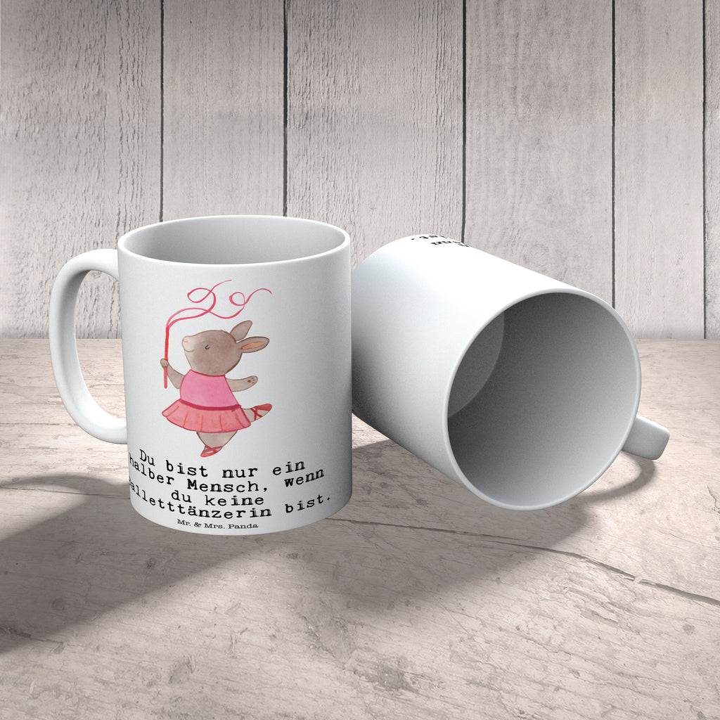 Tasse Balletttänzerin mit Herz Balletttänzerin, Ballerina, Ballett, Glücksbringer Auftritt, Ballettaufführung, Ballettunterricht, Ballettstunden  Becher, Kaffeetasse, Kaffeebecher, Tee, Frühstück, Büro  Beruf, Ausbildung, Jubiläum, Abschied, Rente, Kollege, Kollegin, Geschenk, Schenken, Arbeitskollege, Mitarbeiter, Firma, Danke, Dankeschön
