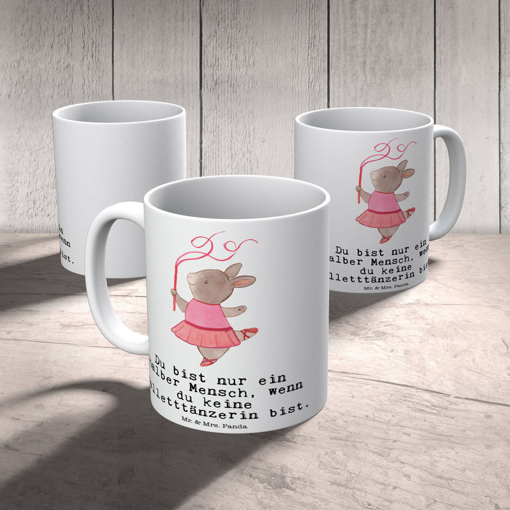 Tasse Balletttänzerin mit Herz Balletttänzerin, Ballerina, Ballett, Glücksbringer Auftritt, Ballettaufführung, Ballettunterricht, Ballettstunden  Becher, Kaffeetasse, Kaffeebecher, Tee, Frühstück, Büro  Beruf, Ausbildung, Jubiläum, Abschied, Rente, Kollege, Kollegin, Geschenk, Schenken, Arbeitskollege, Mitarbeiter, Firma, Danke, Dankeschön