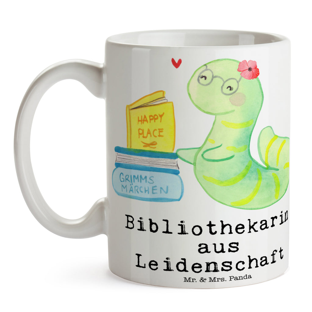 Tasse Bibliothekarin aus Leidenschaft Bibliothekarin, Buchhandlung, Bibliothek, Bücherwurm, Leseratte, Bücherliebe Becher, Kaffeetasse, Kaffeebecher, Tee, Frühstück, Büro  Beruf, Ausbildung, Jubiläum, Abschied, Rente, Kollege, Kollegin, Geschenk, Schenken, Arbeitskollege, Mitarbeiter, Firma, Danke, Dankeschön