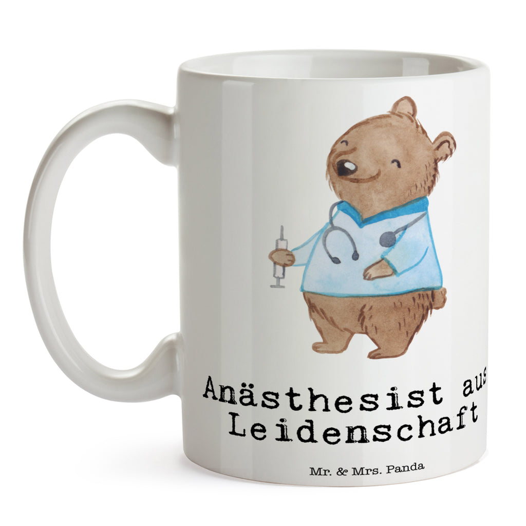 Tasse Anästhesist aus Leidenschaft Anästhesist, Narkosearzt, Anästhesie, Krankenhaus, Studium,  Becher, Kaffeetasse, Kaffeebecher, Tee, Frühstück, Büro  Beruf, Ausbildung, Jubiläum, Abschied, Rente, Kollege, Kollegin, Geschenk, Schenken, Arbeitskollege, Mitarbeiter, Firma, Danke, Dankeschön