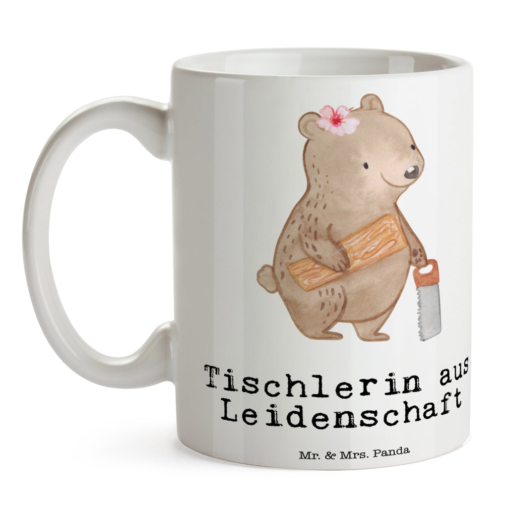 Tasse Tischlerin aus Leidenschaft  Becher, Kaffeetasse, Kaffeebecher, Tee, Frühstück, Büro  Beruf, Ausbildung, Jubiläum, Abschied, Rente, Kollege, Kollegin, Geschenk, Schenken, Arbeitskollege, Mitarbeiter, Firma, Danke, Dankeschön
