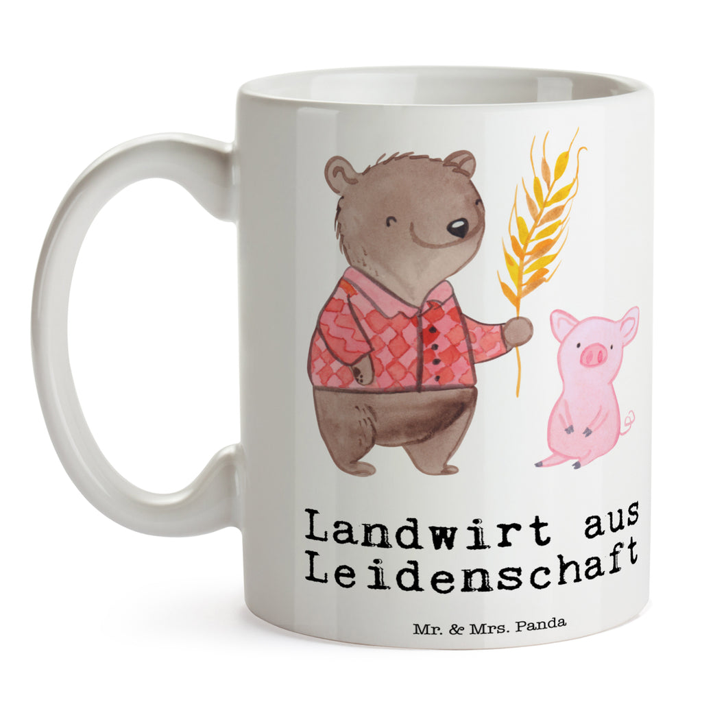 Tasse Landwirt aus Leidenschaft Landwirt; Bauer, Tierwirt, Agronom, Farmer, Bauernhof,  Becher, Kaffeetasse, Kaffeebecher, Tee, Frühstück, Büro  Beruf, Ausbildung, Jubiläum, Abschied, Rente, Kollege, Kollegin, Geschenk, Schenken, Arbeitskollege, Mitarbeiter, Firma, Danke, Dankeschön