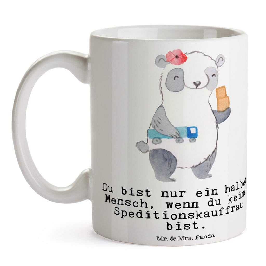 Tasse Speditionskauffrau mit Herz  Becher, Kaffeetasse, Kaffeebecher, Tee, Frühstück, Büro  Beruf, Ausbildung, Jubiläum, Abschied, Rente, Kollege, Kollegin, Geschenk, Schenken, Arbeitskollege, Mitarbeiter, Firma, Danke, Dankeschön
