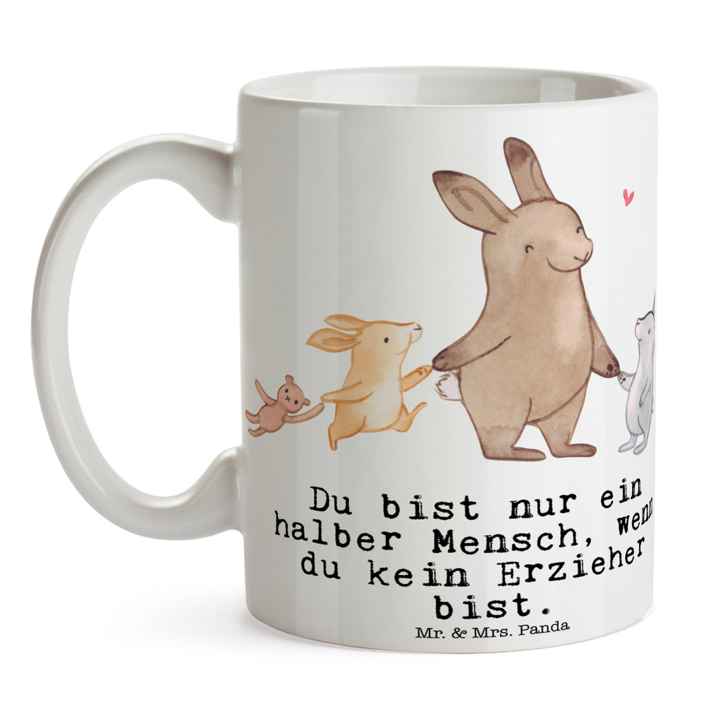 Tasse Erzieher mit Herz Erzieher, Kindergärtner, Pädagoge, Becher, Kaffeetasse, Kaffeebecher, Tee, Frühstück, Büro  Beruf, Ausbildung, Jubiläum, Abschied, Rente, Kollege, Kollegin, Geschenk, Schenken, Arbeitskollege, Mitarbeiter, Firma, Danke, Dankeschön