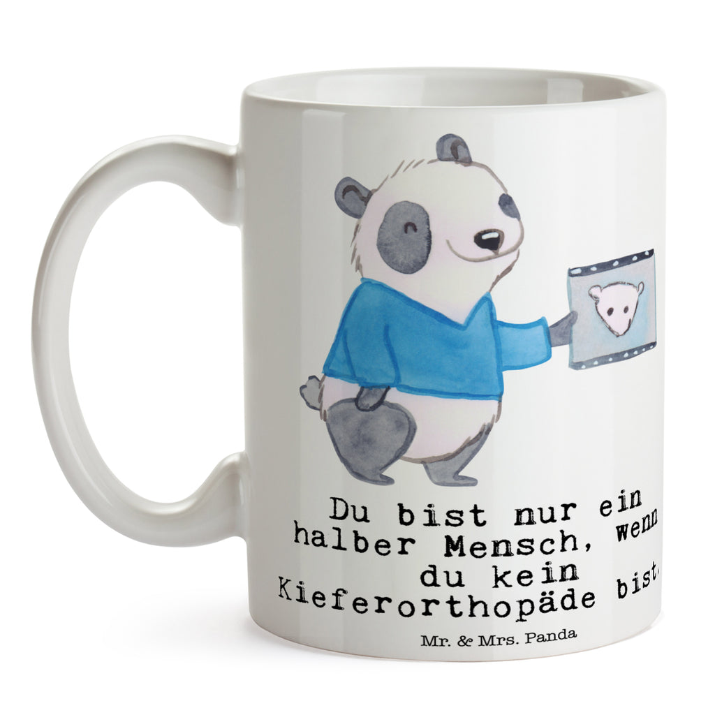 Tasse Kieferorthopäde mit Herz  Becher, Kaffeetasse, Kaffeebecher, Tee, Frühstück, Büro  Beruf, Ausbildung, Jubiläum, Abschied, Rente, Kollege, Kollegin, Geschenk, Schenken, Arbeitskollege, Mitarbeiter, Firma, Danke, Dankeschön