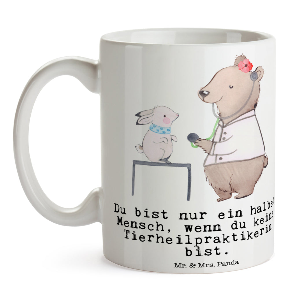 Tasse Tierheilpraktikerin mit Herz  Becher, Kaffeetasse, Kaffeebecher, Tee, Frühstück, Büro  Beruf, Ausbildung, Jubiläum, Abschied, Rente, Kollege, Kollegin, Geschenk, Schenken, Arbeitskollege, Mitarbeiter, Firma, Danke, Dankeschön
