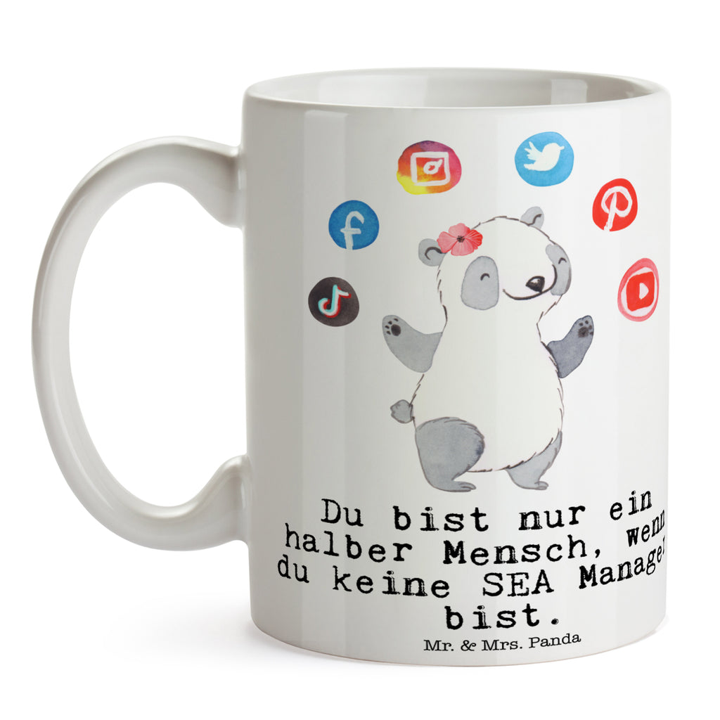 Tasse SEA Manager mit Herz SEA Manager, Suchmaschinenwerbung, Suchmaschinenmarketing  Becher, Kaffeetasse, Kaffeebecher, Tee, Frühstück, Büro  Beruf, Ausbildung, Jubiläum, Abschied, Rente, Kollege, Kollegin, Geschenk, Schenken, Arbeitskollege, Mitarbeiter, Firma, Danke, Dankeschön