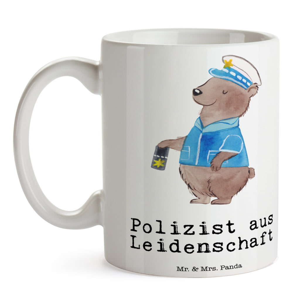 Tasse Polizist aus Leidenschaft Polizist, Polizeibeamter, Wachmann, Cop, Polizei, Studium Becher, Kaffeetasse, Kaffeebecher, Tee, Frühstück, Büro  Beruf, Ausbildung, Jubiläum, Abschied, Rente, Kollege, Kollegin, Geschenk, Schenken, Arbeitskollege, Mitarbeiter, Firma, Danke, Dankeschön