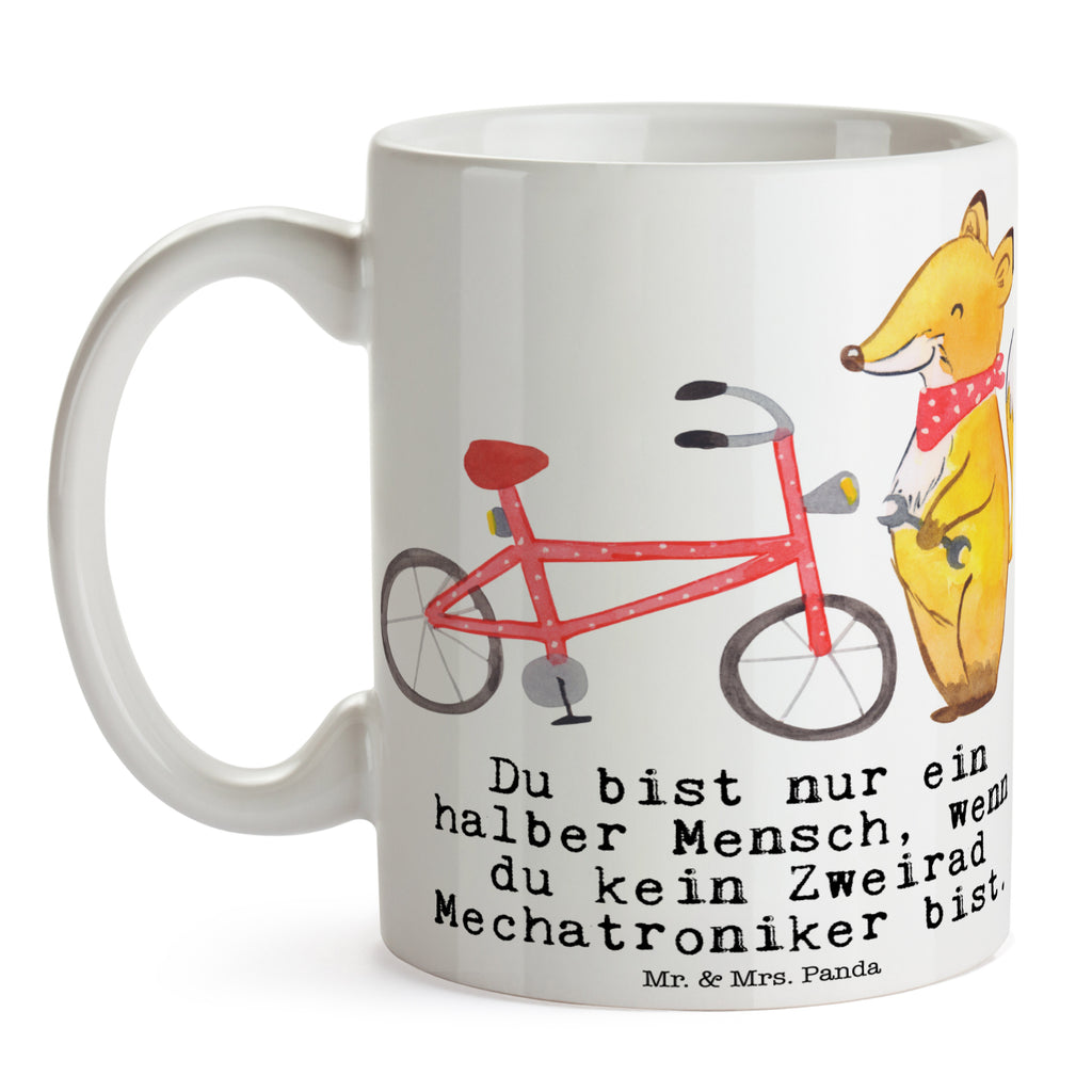 Tasse Zweirad Mechatroniker mit Herz  Becher, Kaffeetasse, Kaffeebecher, Tee, Frühstück, Büro  Beruf, Ausbildung, Jubiläum, Abschied, Rente, Kollege, Kollegin, Geschenk, Schenken, Arbeitskollege, Mitarbeiter, Firma, Danke, Dankeschön