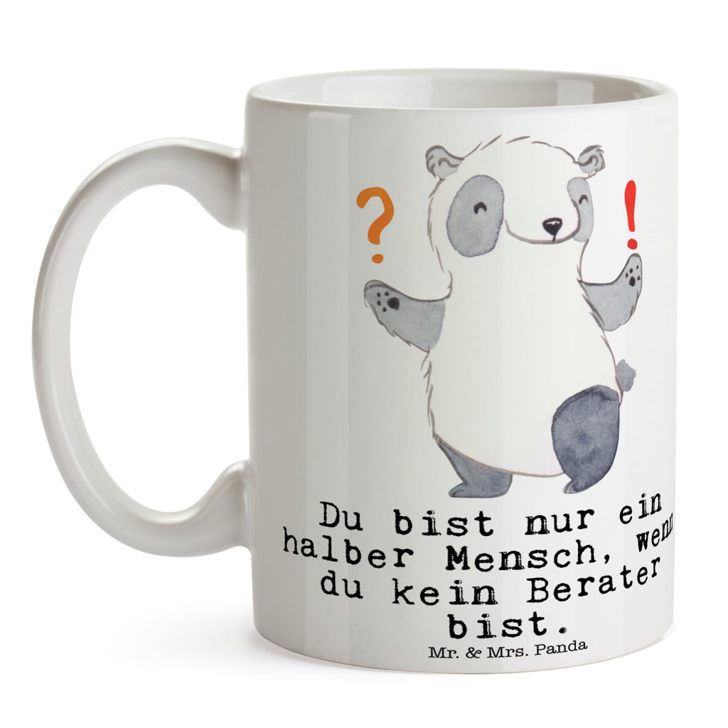 Tasse Berater mit Herz Berater, Finanzberater, IT Beratung, Beratungsbüro, Eröffnung,  Becher, Kaffeetasse, Kaffeebecher, Tee, Frühstück, Büro  Beruf, Ausbildung, Jubiläum, Abschied, Rente, Kollege, Kollegin, Geschenk, Schenken, Arbeitskollege, Mitarbeiter, Firma, Danke, Dankeschön