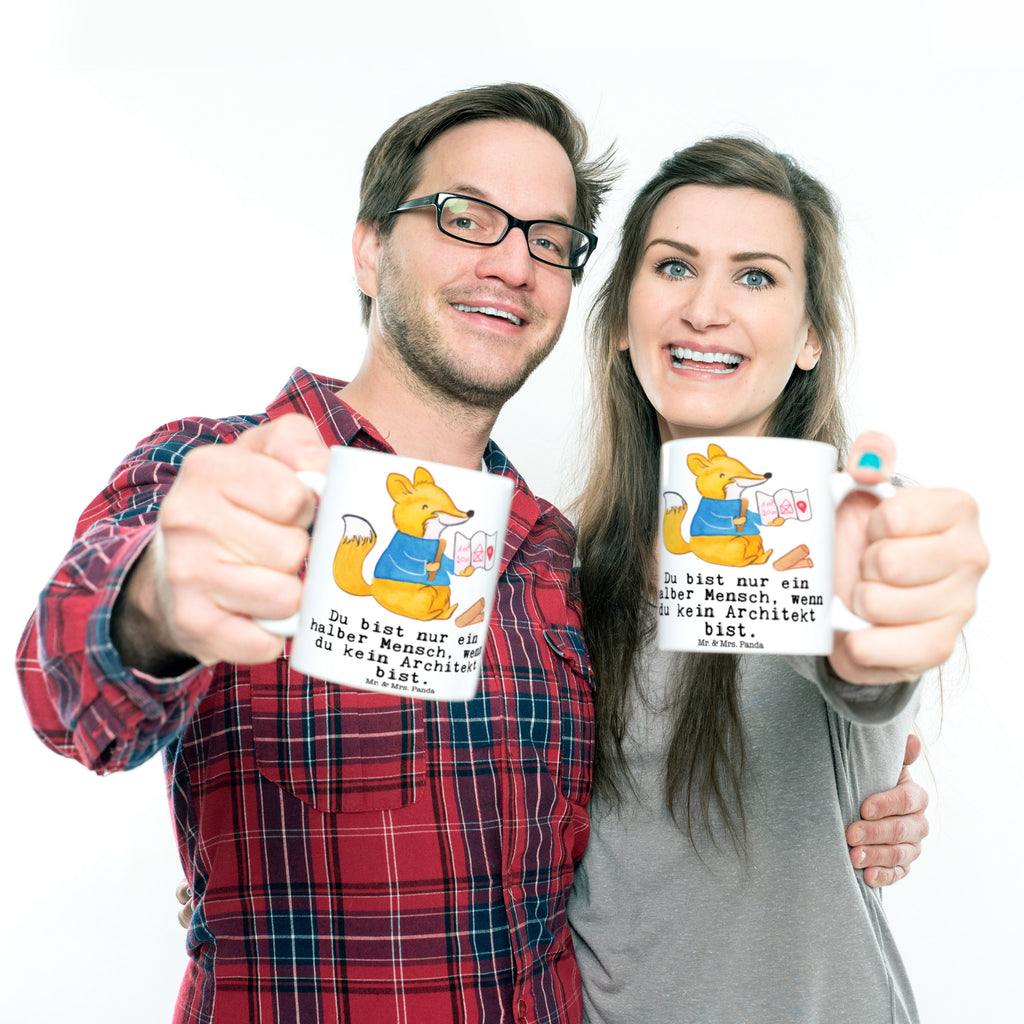 Tasse Architekt mit Herz Architekt, Innenarchitekt, Architekturbüro, Bauarbeiter Becher, Kaffeetasse, Kaffeebecher, Tee, Frühstück, Büro  Beruf, Ausbildung, Jubiläum, Abschied, Rente, Kollege, Kollegin, Geschenk, Schenken, Arbeitskollege, Mitarbeiter, Firma, Danke, Dankeschön
