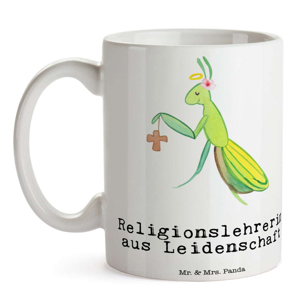 Tasse Religionslehrerin aus Leidenschaft Religionslehrerin, Reli Lehrerin, Schule, Grundschule,  Becher, Kaffeetasse, Kaffeebecher, Tee, Frühstück, Büro  Beruf, Ausbildung, Jubiläum, Abschied, Rente, Kollege, Kollegin, Geschenk, Schenken, Arbeitskollege, Mitarbeiter, Firma, Danke, Dankeschön