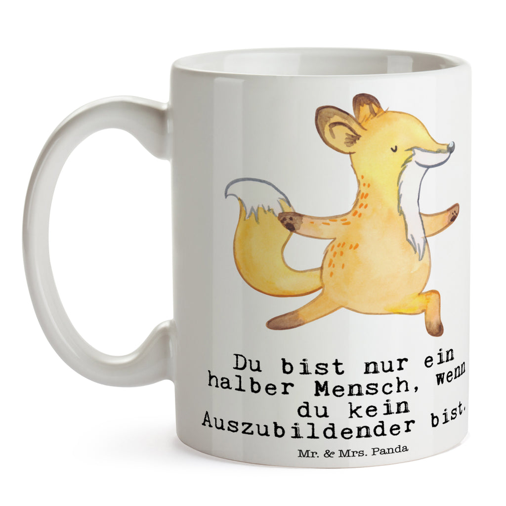 Tasse Auszubildender mit Herz Auszubildender, Azubi, Ausbildungsbeginn, Abschlussprüfung, Beginn der Ausbildung, Glücksbringer zur Ausbildung, Preis Becher, Kaffeetasse, Kaffeebecher, Tee, Frühstück, Büro  Beruf, Ausbildung, Jubiläum, Abschied, Rente, Kollege, Kollegin, Geschenk, Schenken, Arbeitskollege, Mitarbeiter, Firma, Danke, Dankeschön