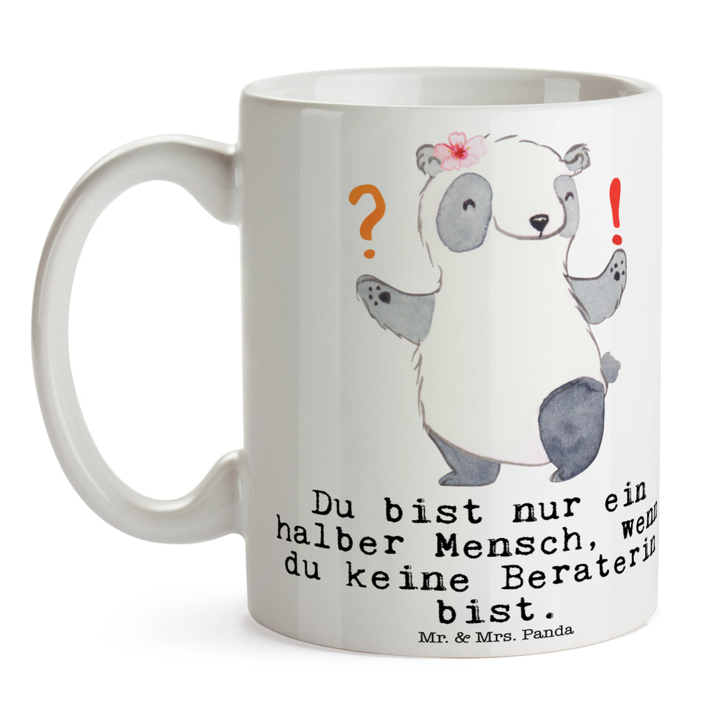 Tasse Beraterin mit Herz Beraterin, Finanzberaterin, IT Beratung, Beratungsbüro, Eröffnung,  Becher, Kaffeetasse, Kaffeebecher, Tee, Frühstück, Büro  Beruf, Ausbildung, Jubiläum, Abschied, Rente, Kollege, Kollegin, Geschenk, Schenken, Arbeitskollege, Mitarbeiter, Firma, Danke, Dankeschön