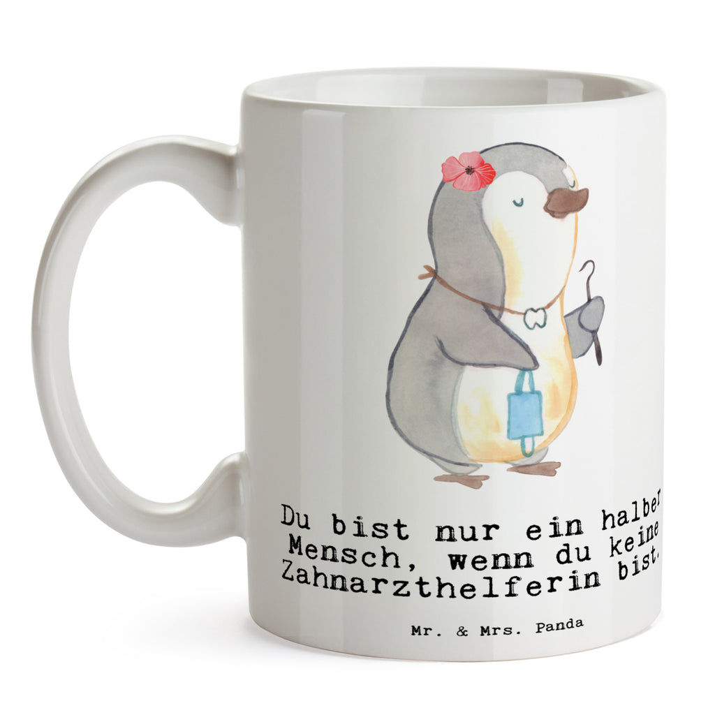 Tasse Zahnarzthelferin mit Herz  Becher, Kaffeetasse, Kaffeebecher, Tee, Frühstück, Büro  Beruf, Ausbildung, Jubiläum, Abschied, Rente, Kollege, Kollegin, Geschenk, Schenken, Arbeitskollege, Mitarbeiter, Firma, Danke, Dankeschön