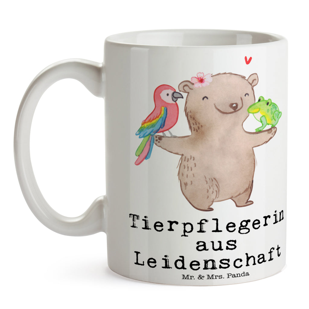 Tasse Tierpflegerin aus Leidenschaft  Becher, Kaffeetasse, Kaffeebecher, Tee, Frühstück, Büro  Beruf, Ausbildung, Jubiläum, Abschied, Rente, Kollege, Kollegin, Geschenk, Schenken, Arbeitskollege, Mitarbeiter, Firma, Danke, Dankeschön